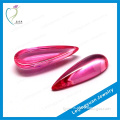 Pear Shape Cabochon Ruby Decorative Stone For Jewelry Making